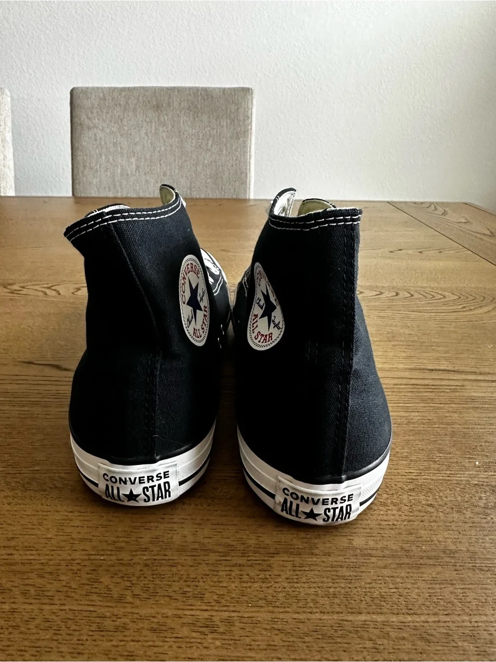 Converse Black and White High Top Sneakers